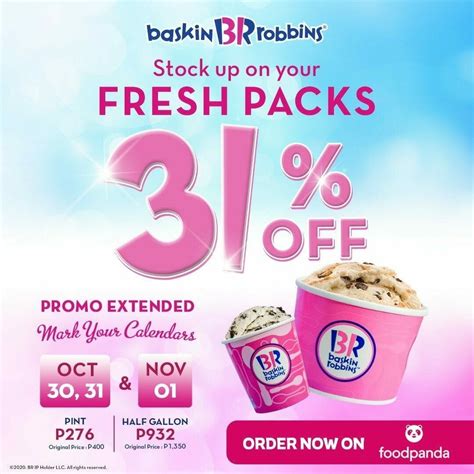 Baskin-Robbins offers 50% off the 20-year initial franchise fee, plus a 10-year payment plan—bringing the franchise fee down to $12,500. In addition, they offer reduced royalty rates for five years.
